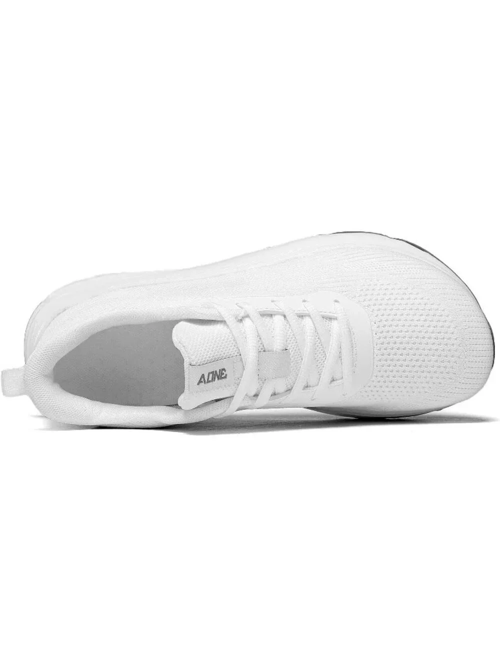 Men's White Wide Walking Shoes Soft Sole Non Slip Running Comfortable Sneakers
